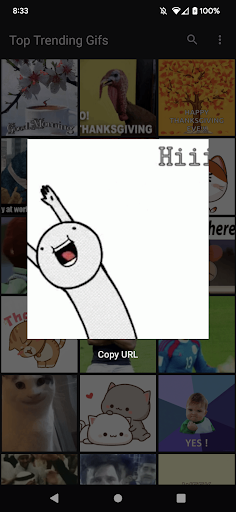 Android Gif Search Screen 2