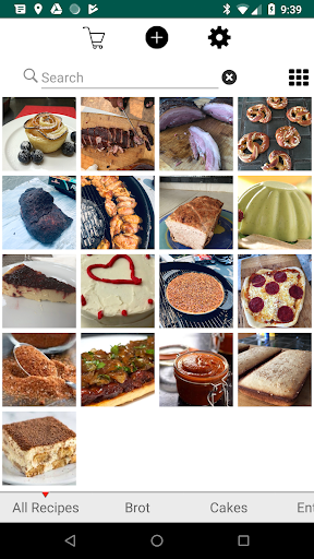 Android application My Recipes screenshort