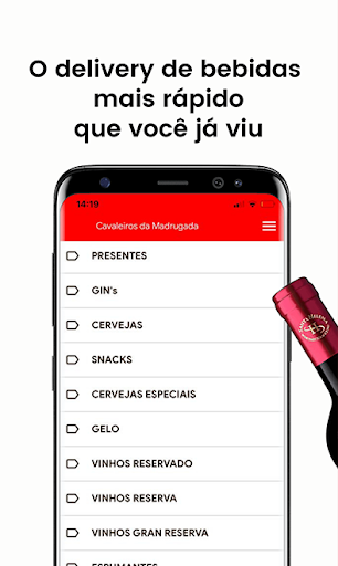 Android application Cavaleiros da Madrugada screenshort