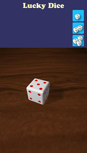 Android application Lucky Dice screenshort