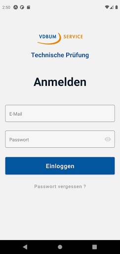 Android application VDBUM - DigiPrüf screenshort