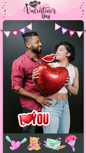 Valentines Day Love Stickers Screen 2