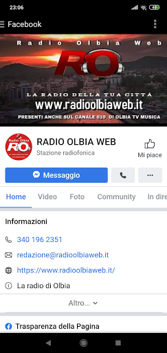 Radio Olbia Screen 2