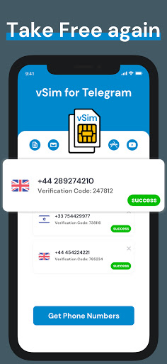 Virtual Numbers for Telegram