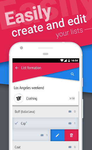 uPackinglist Packing checklist Screen 3