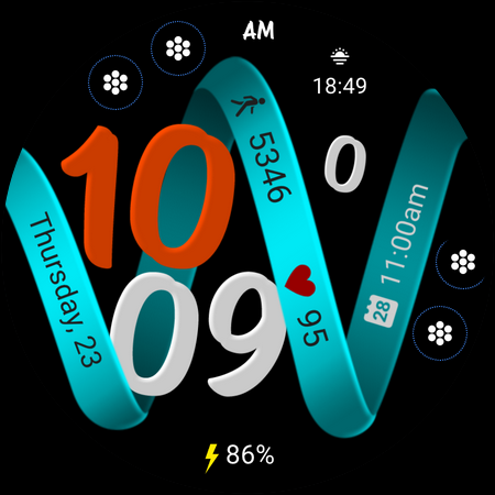 DB035 Flow Watch Face screenshot 25