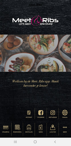 Android application Meet & Ribs screenshort