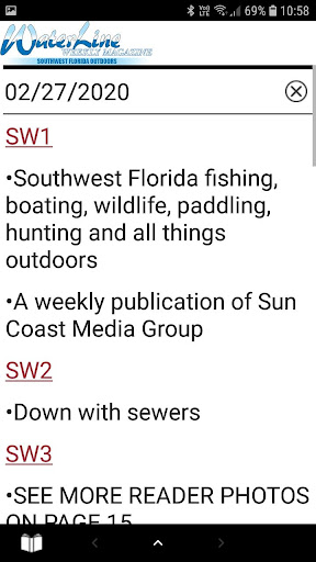 Waterline Weekly Magazine Screen 2
