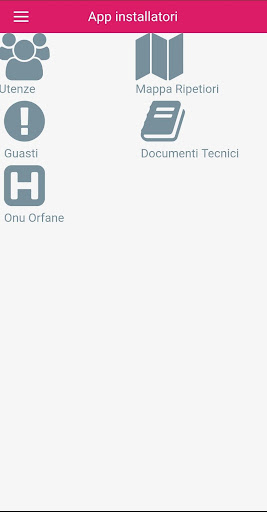 Android application App Clienti Fibersurf screenshort