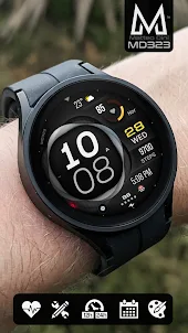 MD323 Modern Digital WatchFace