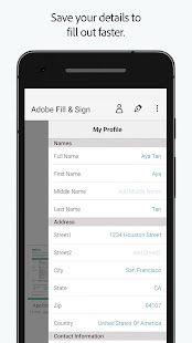 Adobe Fill & Sign: Easy PDF Doc & Form Filler.  Screenshots 3