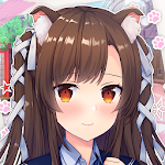 My High School Cat Girlfriend: Anime Dating Game Apk