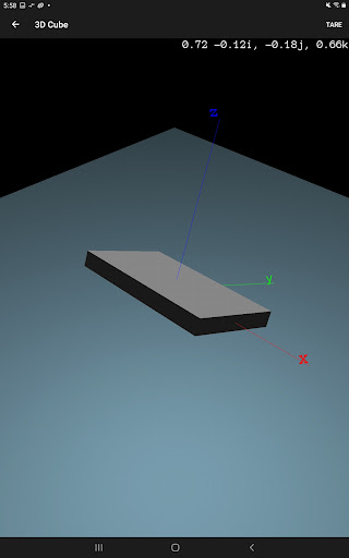 Android application SENSOR MAESTROS SENSR-LOGR screenshort