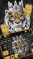 screenshot of Mean Tiger King Keyboard Theme