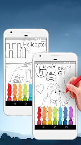 Alphabet Colouring Book Pages 2.1 APK + Мод (Unlimited money) за Android