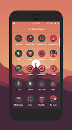 Sagon Circle: Dark Icon Pack