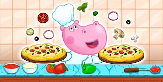 Pizza maker. Cooking for kids - Screenshot 1