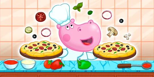 Pizza. Nấu ăn cho trẻ em