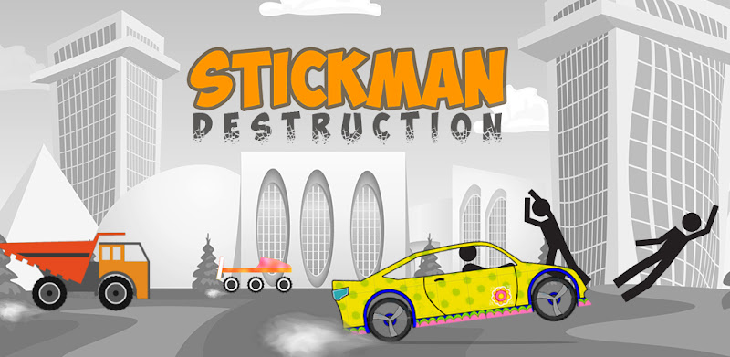 Stickman Destruction Car Drive