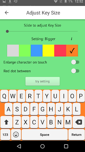 TuneKey® - Finger Scope Screen 2