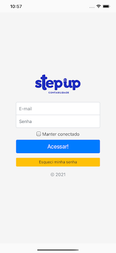Android application Step Up Contabilidade screenshort