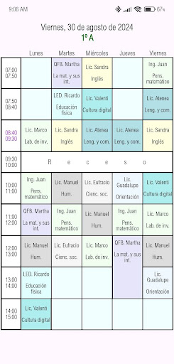Horario Plantel 24 Screen 2