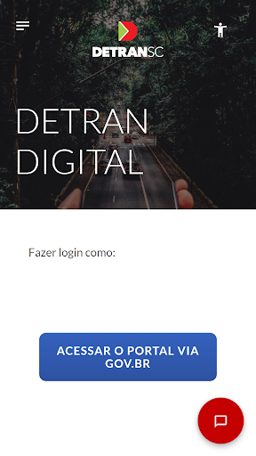 Android application Detran SC screenshort