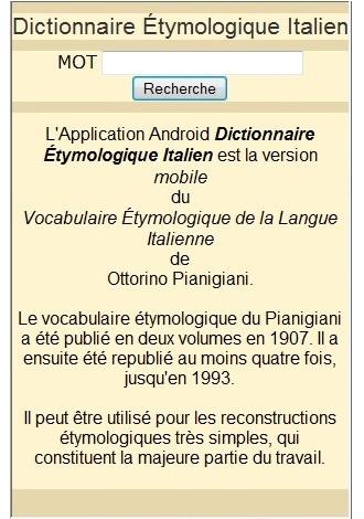 Aperçu de l'application