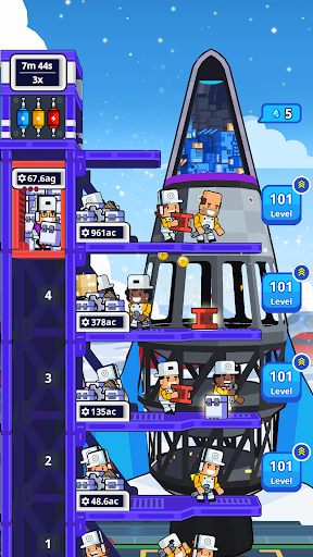 Rocket Star - Idle Space Factory Tycoon Game screenshots 8