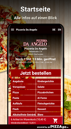 Pizzeria Da Angelo Oberhausen Screen 2