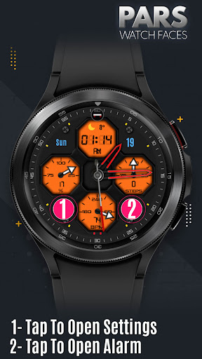Pars Hitit Hybrid Watch Face Screenshot 4 - AppWisp.com