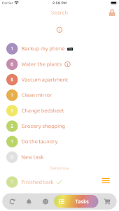 Grocery list • Habit tracker