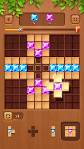 Cube Block - Jeu Woody Puzzle
