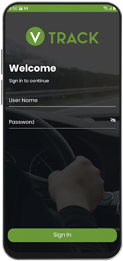 Android application VTrack screenshort