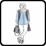 Hijab Design Sketches icon