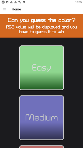 Color Guessing Screen 3