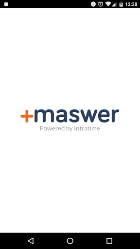 Android application Maswer Intratime screenshort