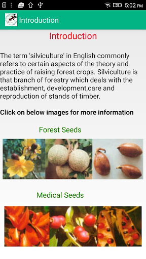 Silviculture of Species – AP Screen 2