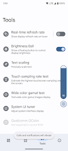 Display Tools: screen info