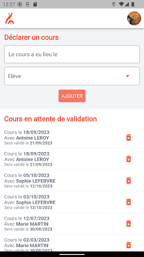 Professeurs Allegro Musique Screen 2