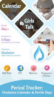 Period Tracker: Ovulation Calendar & Fertile Days 1.12 APK screenshots 1