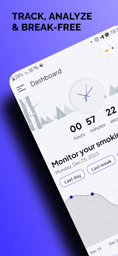 Android application Nicotize screenshort