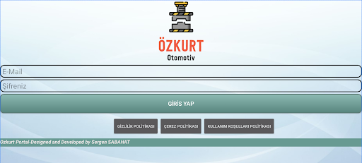 Özkurt Portal Screen 2
