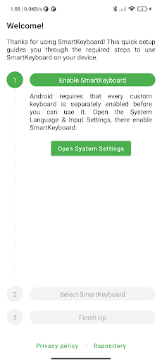 Android application Smart Kazakh Keyboard screenshort