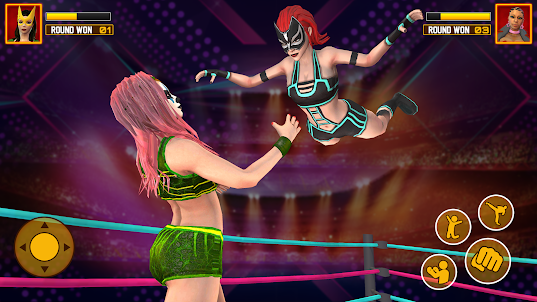 Girls Wrestling Fighting Games