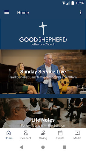 Android application Good Shepherd Lutheran Irvine screenshort