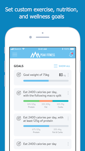 Peak Fitness Screen 2