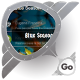 Blue Season GO SMS icon