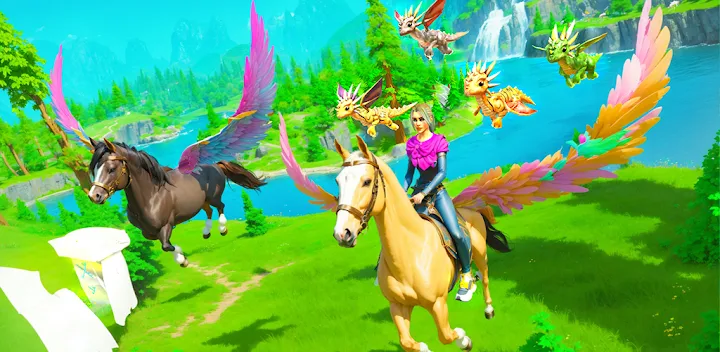 My Flying Unicorn Horse Game