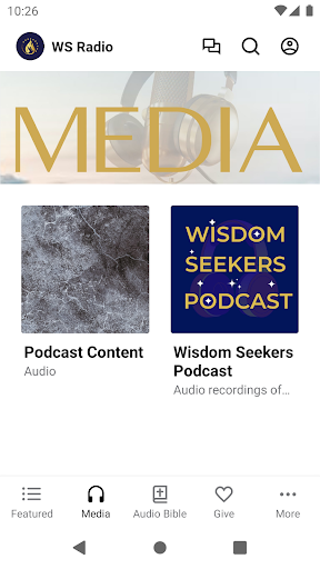 Wisdom Seekers Radio Screen 2